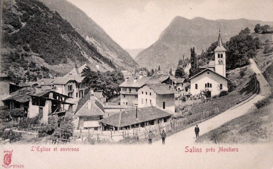 Salins-Fontaine (Savoie) Le village CPA