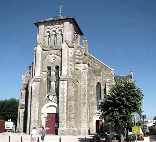 Sallertaine (Vendée) L'église Saint Martin nouvelle