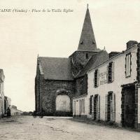 Sallertaine (Vendée) L'église Saint Martin ancienne CPA