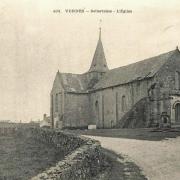 Sallertaine (Vendée) L'église Saint Martin ancienne CPA