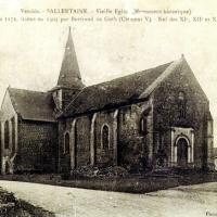 Sallertaine (Vendée) L'église Saint Martin ancienne CPA