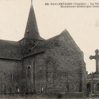 Sallertaine (Vendée) L'église Saint Martin ancienne CPA 