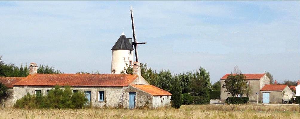 Sallertaine (Vendée) Le moulin de Rairé