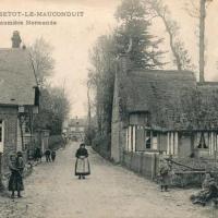 Sassetot le mauconduit seine maritime chaumieres cpa