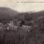 Les Grandes-Dalles, vue aérienne CPA