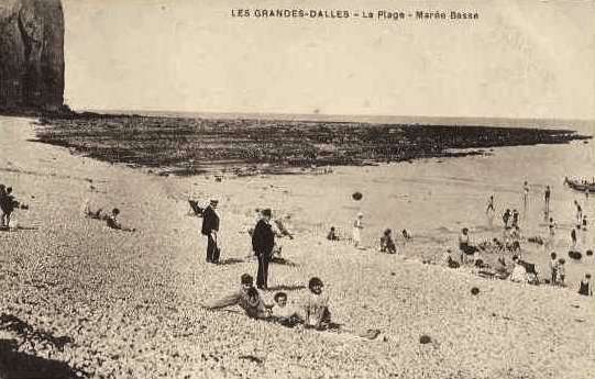 Les Grandes-Dalles, la plage CPA