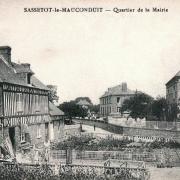 Sassetot le mauconduit seine maritime mairie cpa