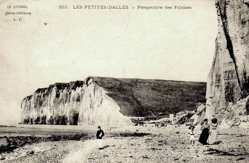 Les Petites-Dalles, les falaises CPA