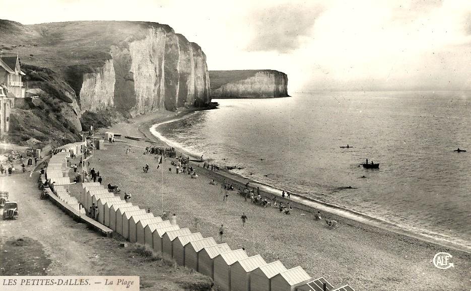 Les Petites-Dalles, la plage CPA