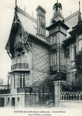 Sassetot le mauconduit seine maritime petites dalles un chalet cpa