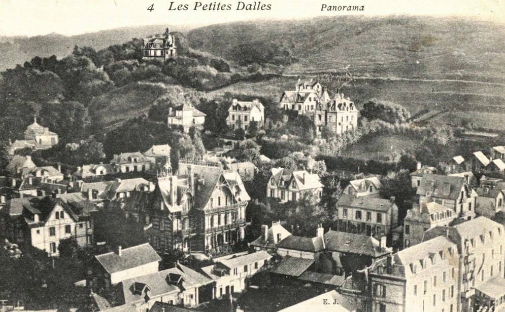 Les Petites-Dalles, vue aérienne