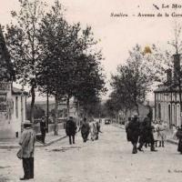 L'avenue de la Gare CPA