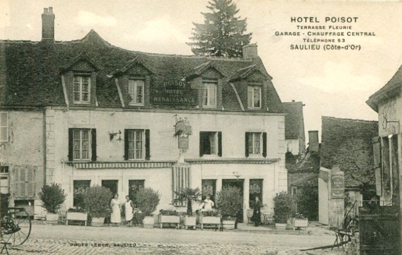 Saulieu (Côte d'Or) L'Hôtel Poisot CPA