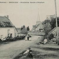 La route d'Autun CPA