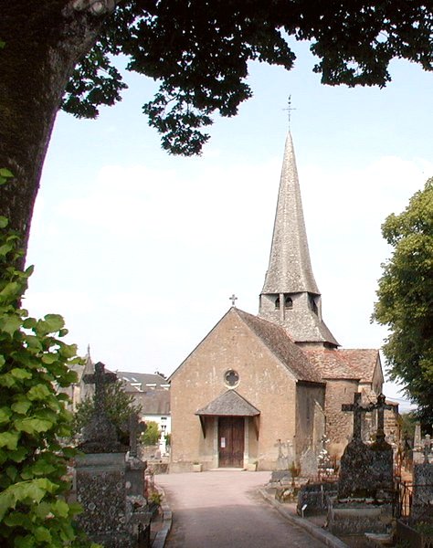 Saulieu (Côte d'Or) Léglise Saint-Saturnin