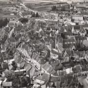 Saulieu (Côte d'Or) Vue aérienne CPA