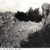 La mer des rochers (cpa)