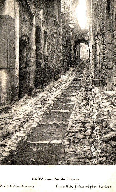 La rue du Travers (cpa)