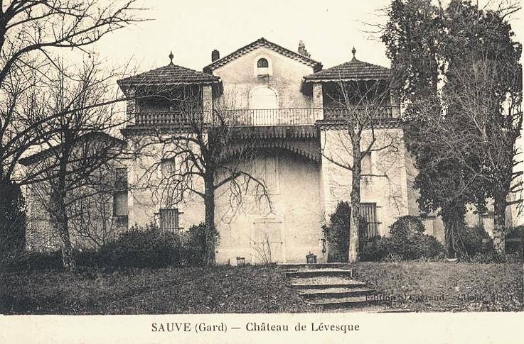 Sauve (Gard) CPA Le château Lévesque