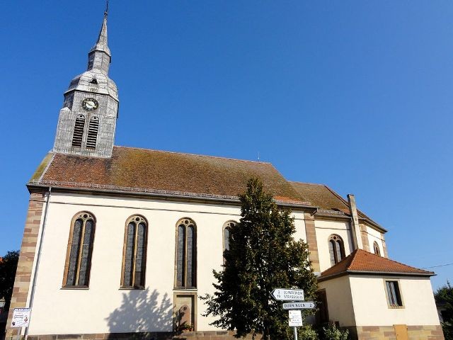 Schnersheim 67 avenheim l eglise saint ulrich