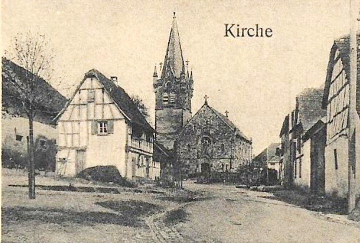 Schnersheim 67 l eglise saint etienne cpa