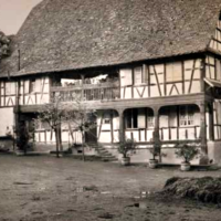 Schnersheim 67 la ferme s jungrote vers 1960 cpa