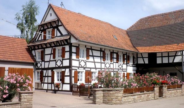 Schnersheim 67 une ferme du xviiieme siecle