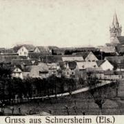 Schnersheim 67 vue generale cpa