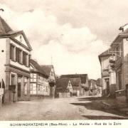 Schwindratzheim 67 la mairie cpa