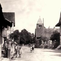 Schwindratzheim 67 la rue de l eglise cpa