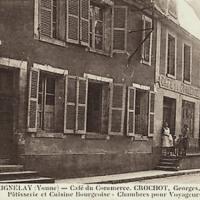 Seignelay (89) Le café du Commerce CPA