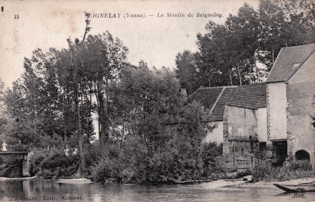 Seignelay (89) Le Moulin CPA