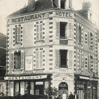 Sens (89) Hôtel des deux ponts CPA