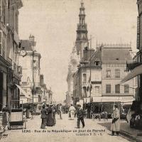 Sens (89) La rue de la République CPA