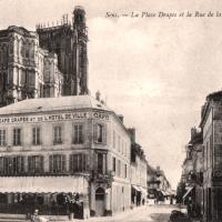 Sens (89) Le grand café Drapès CPA