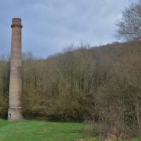 Senuc (08) La cheminée de l'ancienne briqueterie