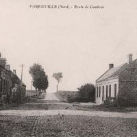 Seranvillers forenville 59 forenville la route de cambrai cpa