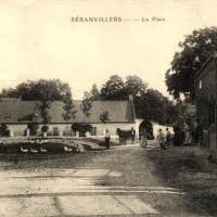 Seranvillers forenville 59 la place cpa