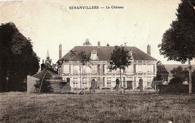 Seranvillers forenville 59 le chateau de seranvillers cpa