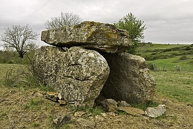 Buzeins, le dolmen de Galitorte