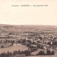 Buzeins, vue générale (cpa)