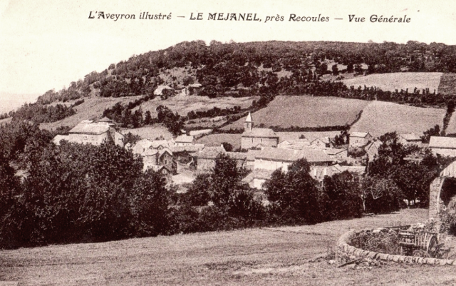 Mejanel, vue générale (cpa)