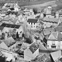 Recoules-Prévinquières, vue aérienne (cpa)