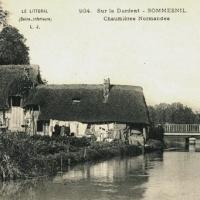 Sommesnil seine maritime chaumieres sur la durdent cpa