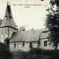 Sorquainville seine maritime eglise saint martin cpa