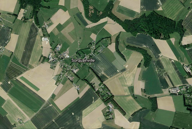 Sorquainville seine maritime vue satellite