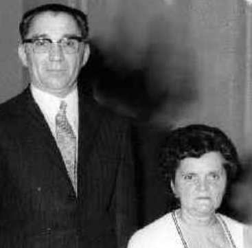 Soudan André Louis (1916/1993) en 1972 avec son épouse Denise Mayer