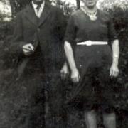 Augustine Isabelle Saillard et son époux en 1949