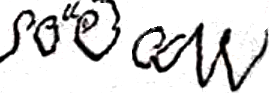 Soudan Pierre Joseph Sylvestre (1789/1864), sa signature en 1847