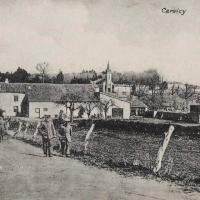 Stenay (Meuse) Cervisy, la rue du canal CPA